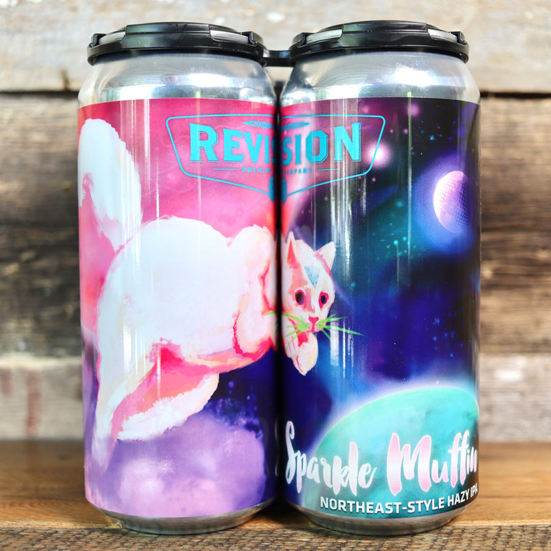 Revision Sparkle Muffin Northeast-Style Hazy IPA 16 FL. OZ. 4PK Cans