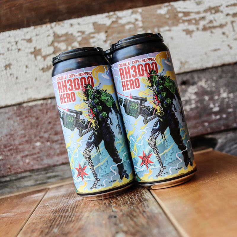 Revolution RH3000 Hero DDH Hazy IPA 16 FL. OZ. 4PK Cans