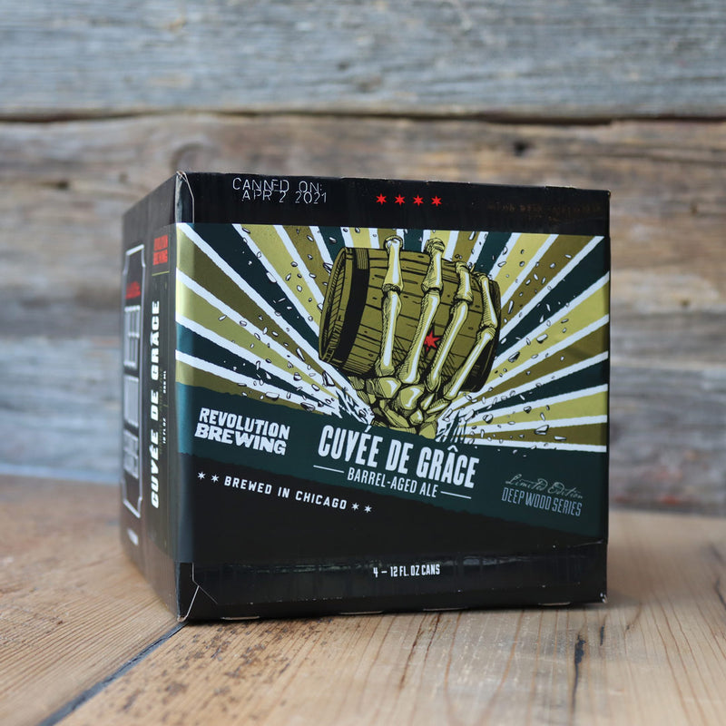 Revolution Cuvee De Grace Barrel-Aged Ale 12 FL. OZ. 4PK Cans