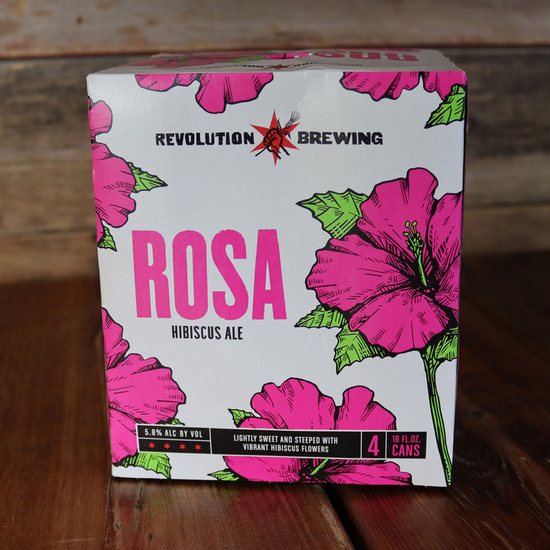 Revolution Rosa Hibiscus Ale 16 FL. OZ. 4PK Cans