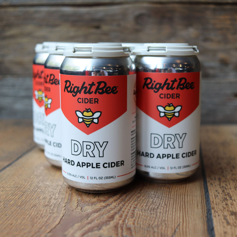 Right Bee Cider Dry 12 FL. OZ. 6PK Cans