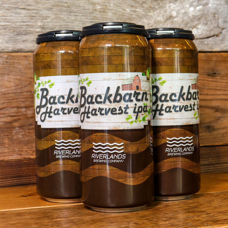 Riverlands Backbarn Harvest IPA 16 FL. OZ. 4PK Cans