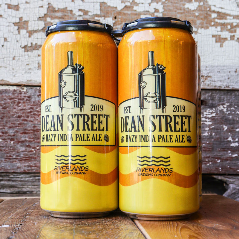 Riverlands Dean Street IPA 16 FL. OZ. 4PK Cans