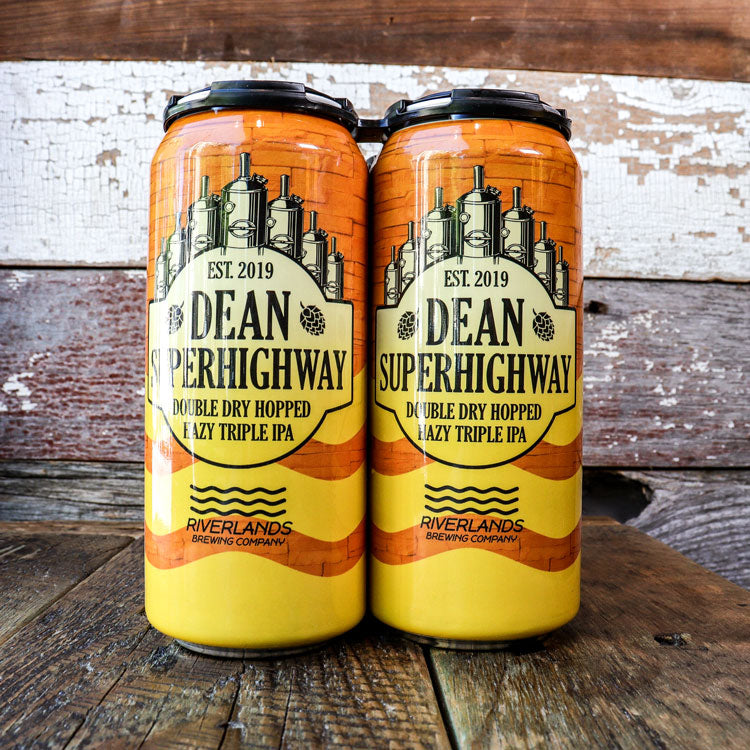 Riverlands Dean Superhighway DDH Hazy TIPA 16 FL. OZ. 4PK Cans