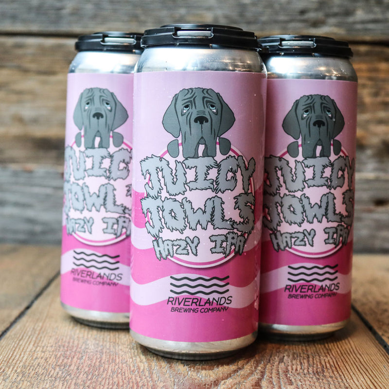 Riverlands Juicy Jowls Hazy IPA 16 FL. OZ. 4PK Cans