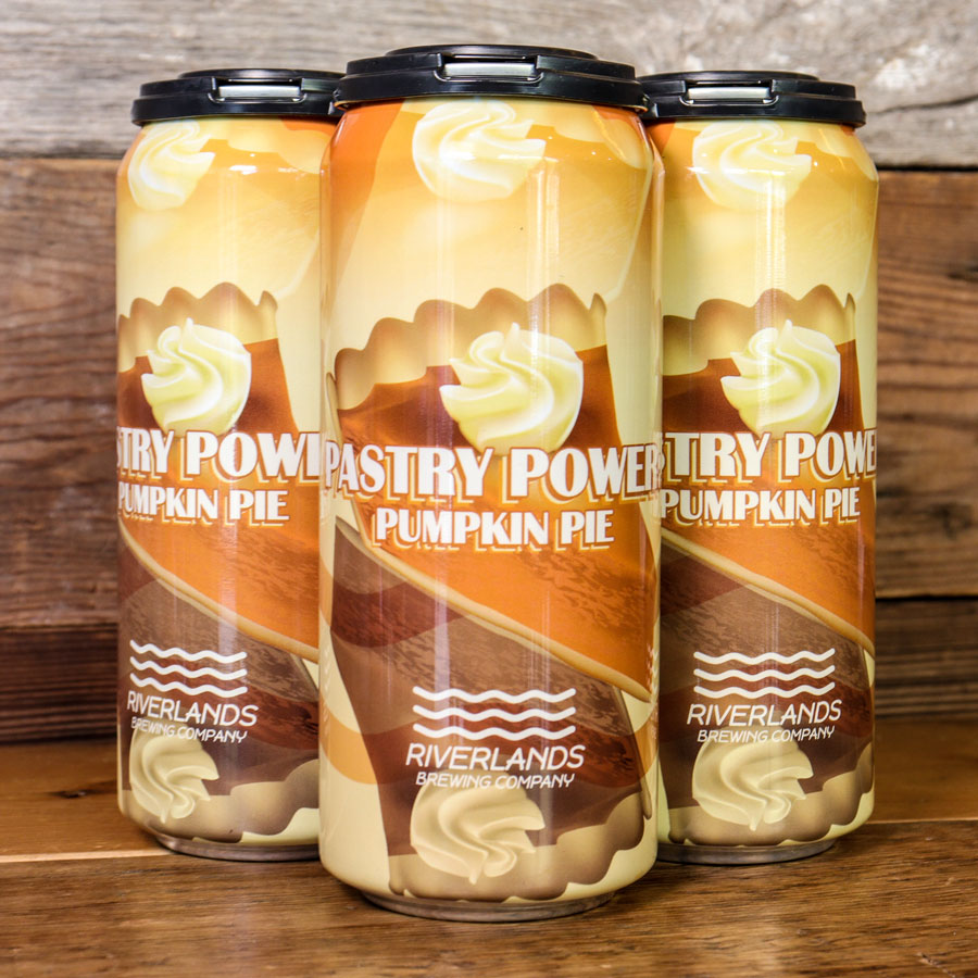 Riverlands Pastry Power Pumpkin Pie Sour Ale 16 FL. OZ. 4PK Cans