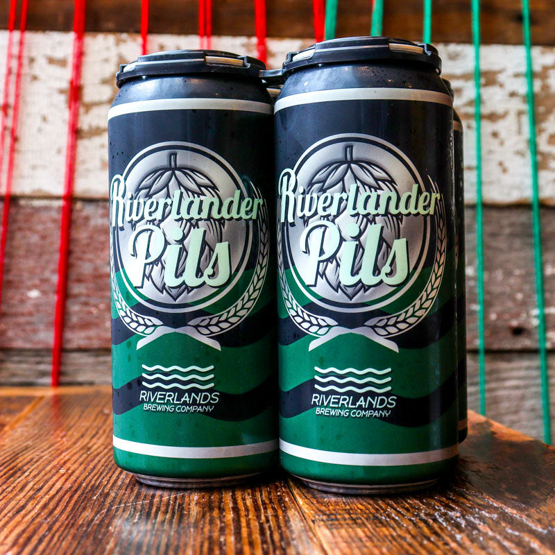 Riverlands Riverlander Pils 16 FL. OZ. 4PK Cans