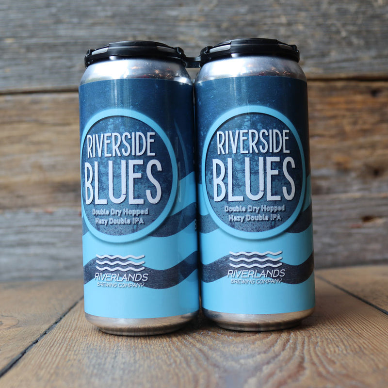 Riverlands  Riverside Blues Hazy DIPA 16 FL. OZ. 4PK Cans