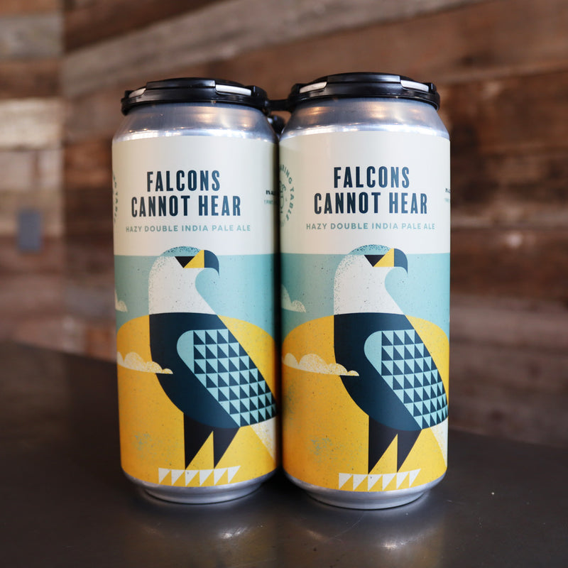 Roaring Table Falcons Cannot Hear Hazy DIPA 16 FL. OZ. 4PK Cans