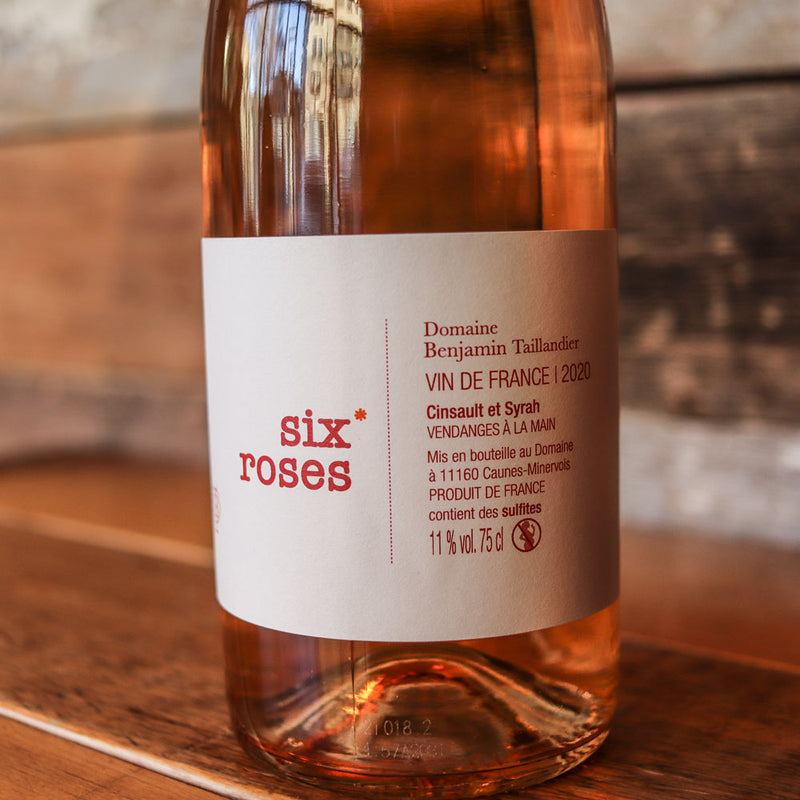 Domaine Benjamin Taillandier Six Roses Rosé France 750ml.