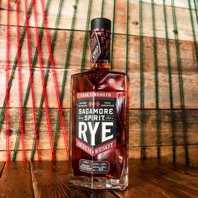 Sagamore Cask Strength Rye Whiskey 750ml.