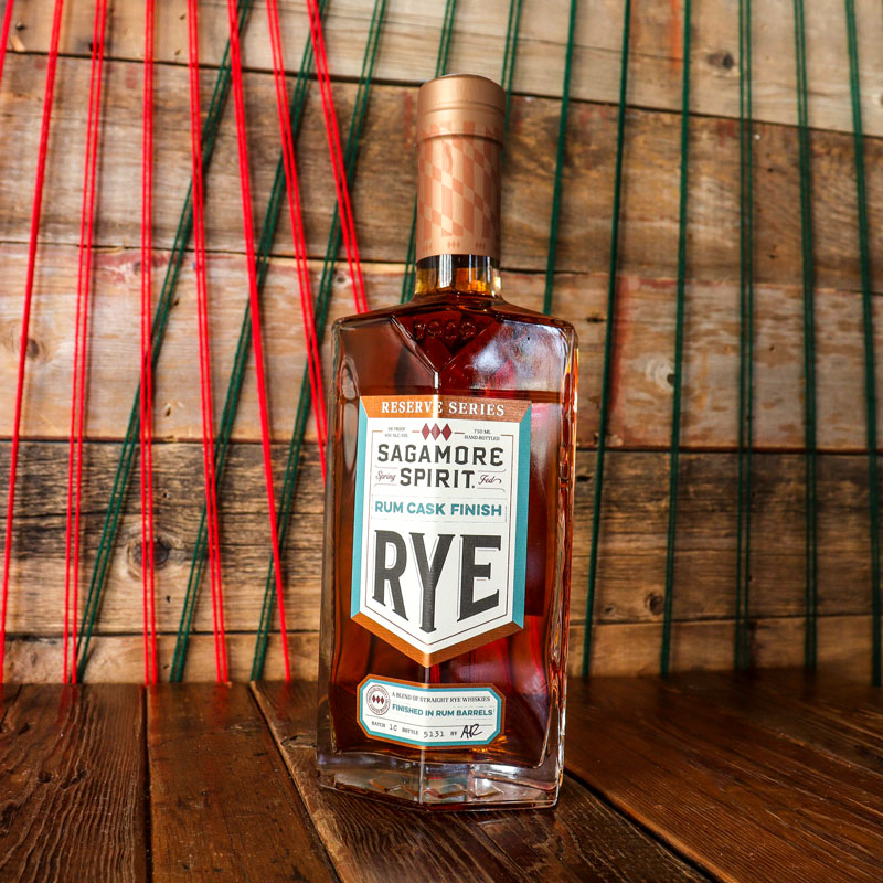 Sagamore Rum Cask Finish Rye Whiskey 750ml.