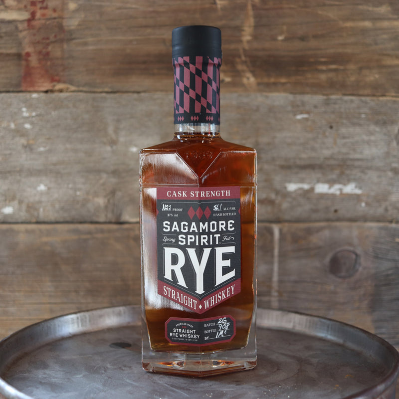 Sagamore Rye Whiskey Cask Strength 375ml.