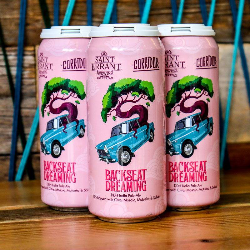 Saint Errant Backseat Dreaming DDH IPA 16 FL. OZ. 4PK Cans