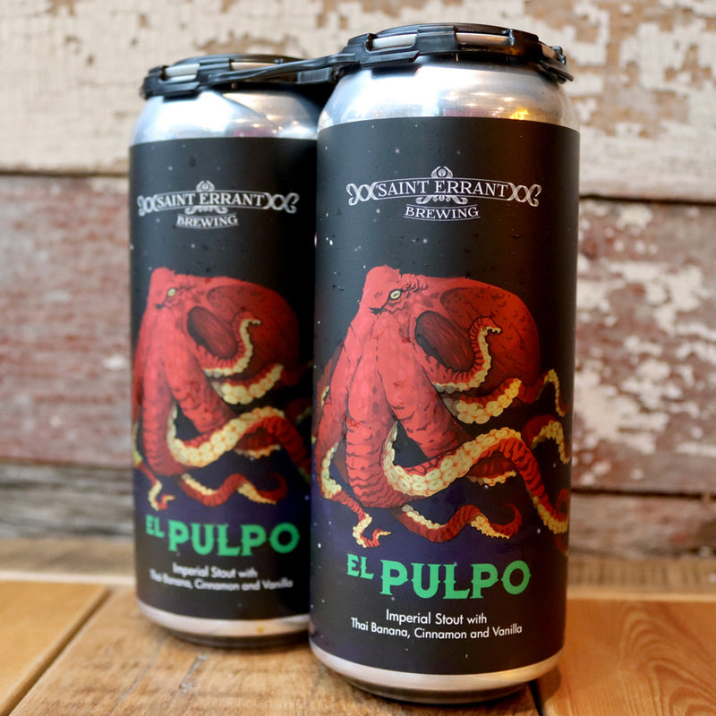 Saint Errant El Pulpo Imperial Stout 16 FL. OZ. 2PK Cans