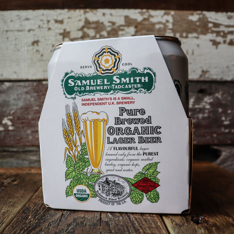 Samuel Smith Pure Brewed Organic Lager 16 FL. OZ. 4PK Cans