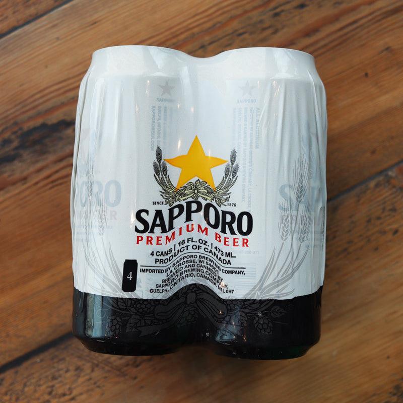 Sapporo 16 FL. OZ. 4PK Cans