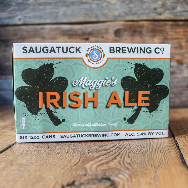 Saugatuck Maggie's Irish Ale 12 FL. OZ. 6PK Cans