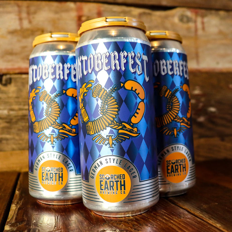 Scorched Earth Oktoberfest Lager 16 FL. OZ. 4PK Cans