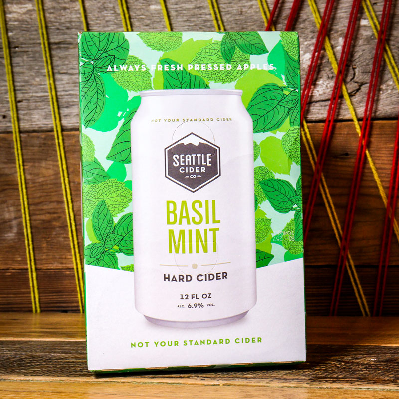Seattle Cider Basil Mint 12 FL. OZ. 6PK Cans