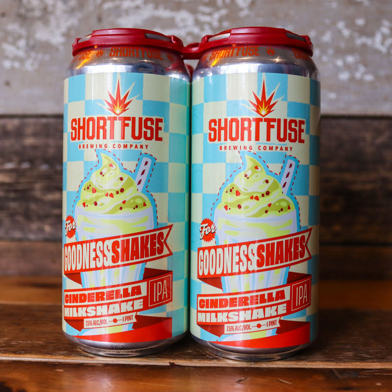 Short Fuse Cinderella Milkshake IPA 16 FL. OZ. 4PK Cans