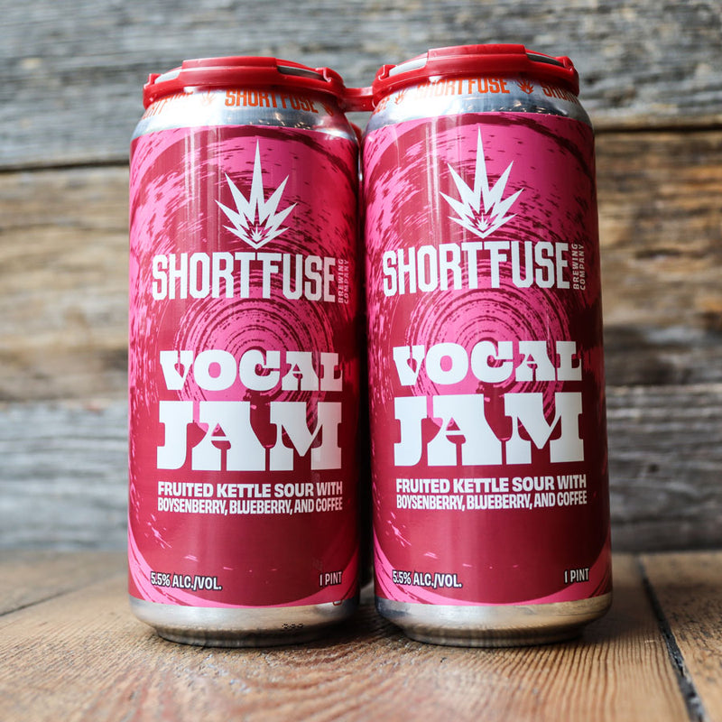 Short Fuse Vocal Jam Fruited Kettle Sour 16 FL. OZ. 4PK Cans