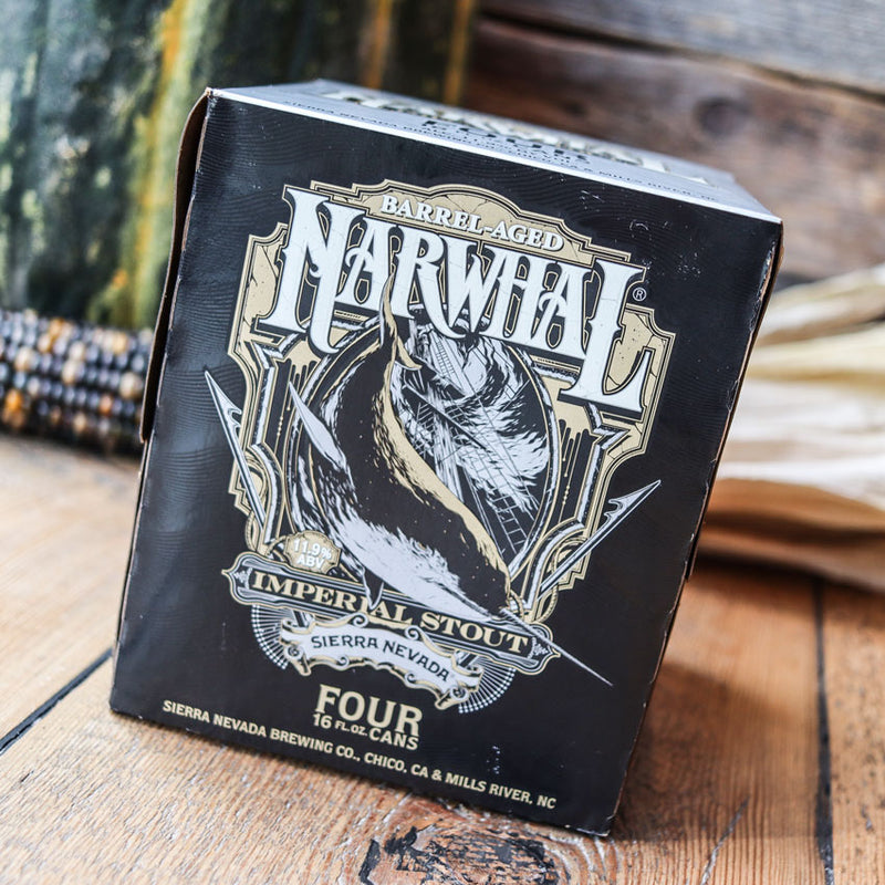 Sierra Nevada Barrel Aged Narwhal Imperial Stout 16 FL. OZ. 4PK Cans