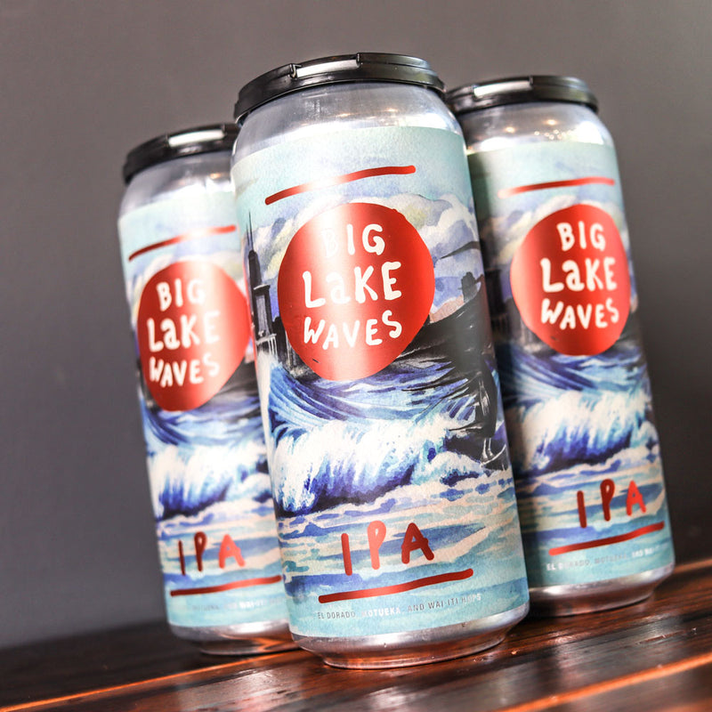 Solemn Oath Big Lake Waves IPA 16 FL. OZ. 4PK Cans