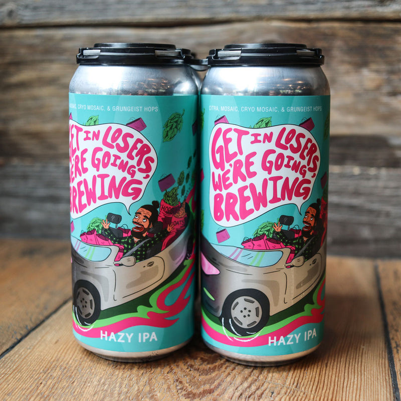 Solemn Oath Get In Losers, We're Going Brewing Hazy IPA 16 FL. OZ. 4PK Cans