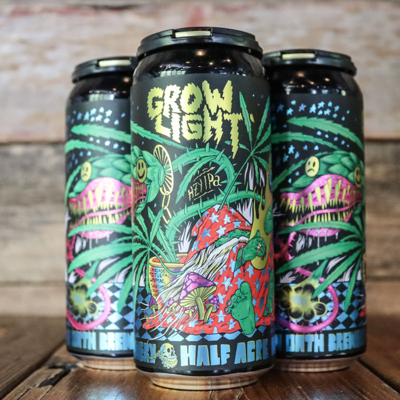 Solemn Oath Half Acre Growlight Hazy IPA 16 FL. OZ. 4PK Cans