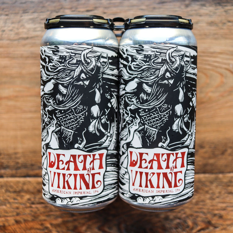 Solemn Oath Death By Vikings Imperial IPA 16 FL. OZ. 4PK Cans