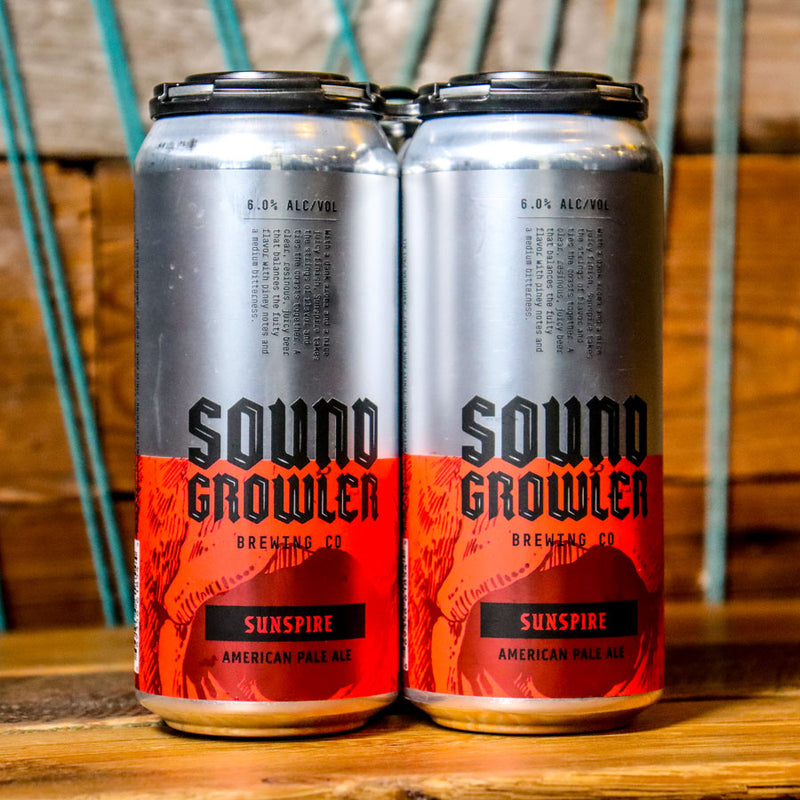 Soundgrowler Sunspire APA 16 FL. OZ. 4PK Cans