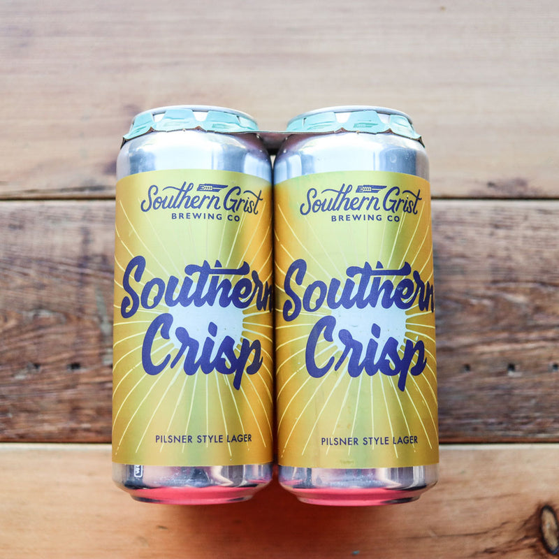 Southern Grist Southern Crisp Pilsner Style Lager 16 FL. OZ. 4PK Cans