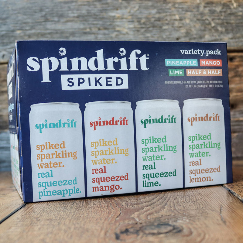 Spindrift Spiked sparkling Water Variety Pack 12 FL. OZ. 12PK Cans
