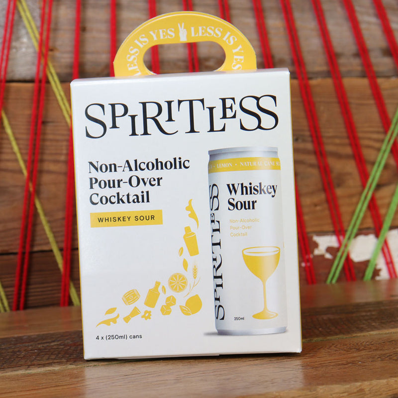 Spiritless RTD Non Alcoholic Whiskey Sour 250ml. 4PK Cans