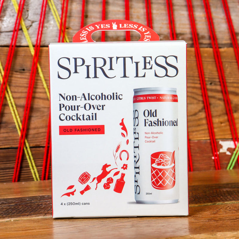 Spiritless RTD Non Alcoholic Old Fashioned 250ml. 4PK Cans