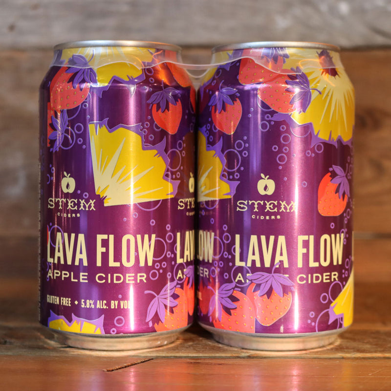 Stem Lava Flow Apple Hard Cider 12 FL. OZ. 4PK Cans