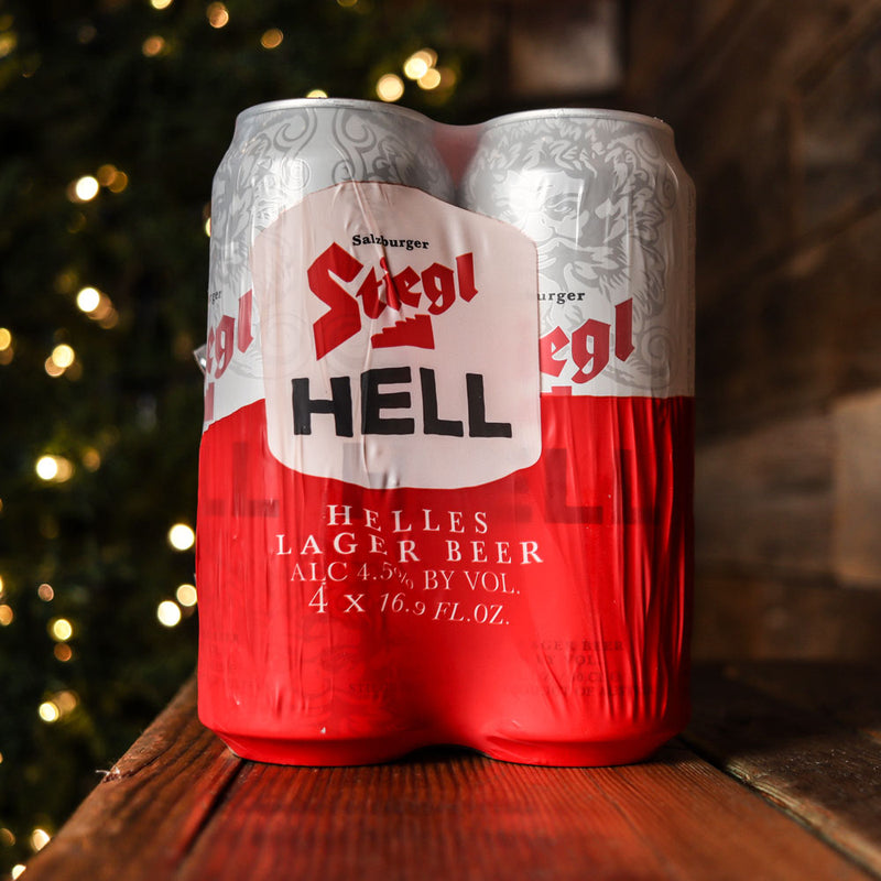 Stiegl Hell Helles Lager 16.9 FL. OZ. 4PK Cans