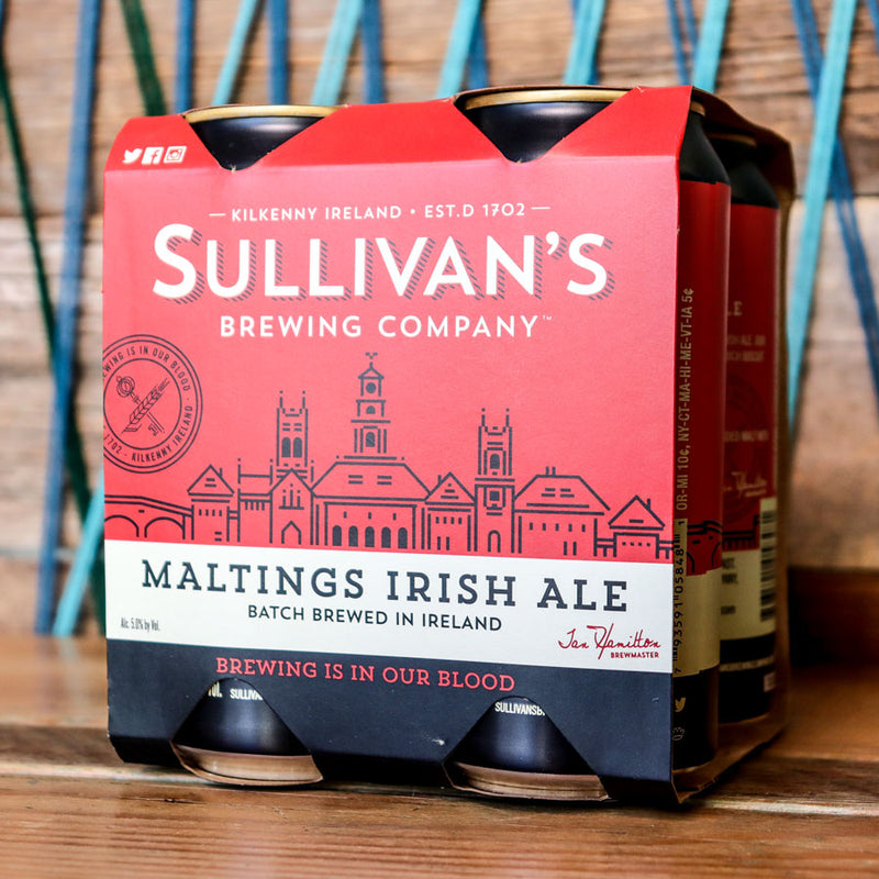 Sullivan's Maltings Irish Ale 14.9 FL. OZ. 4PK Cans