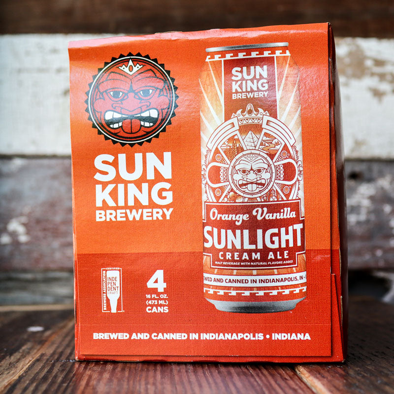 Sun King Orange Vanilla Sunlight Cream Ale 16 FL. OZ. 4PK Cans