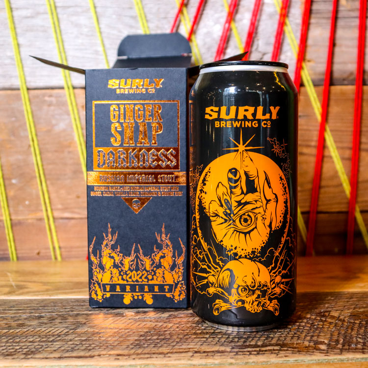 Surly 2022 Ginger Snap Darkness BA Russian Imperial Stout 16 FL. OZ. Can