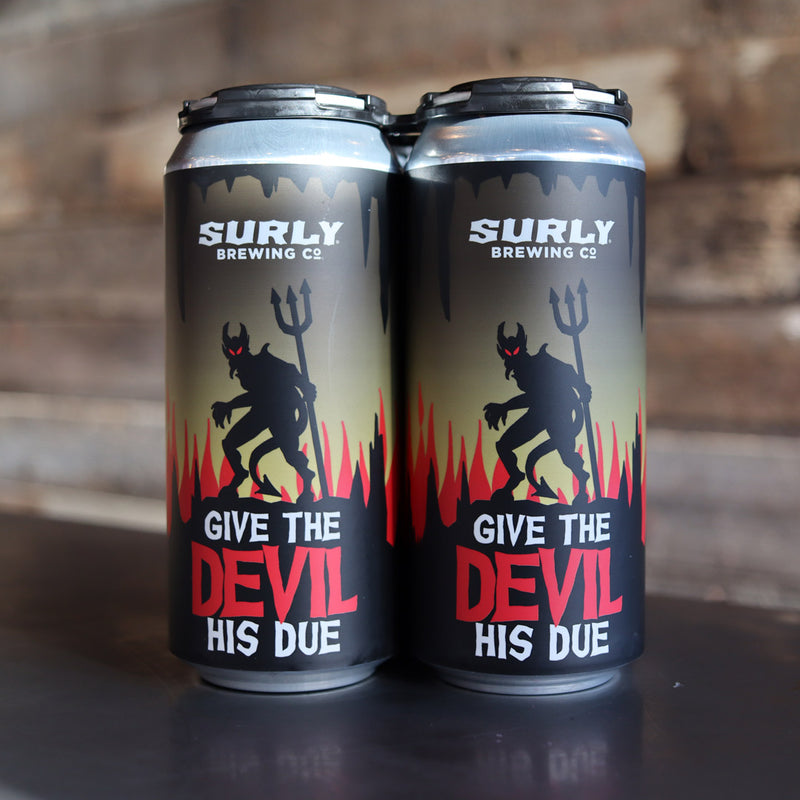 Surly Give The Devil His Due DDH DIPA 16 FL. OZ. 4PK Cans