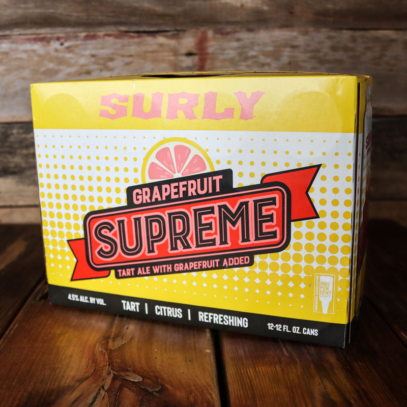 Surly Grapefruit Supreme Tart Ale 12 FL. OZ. 12PK Cans