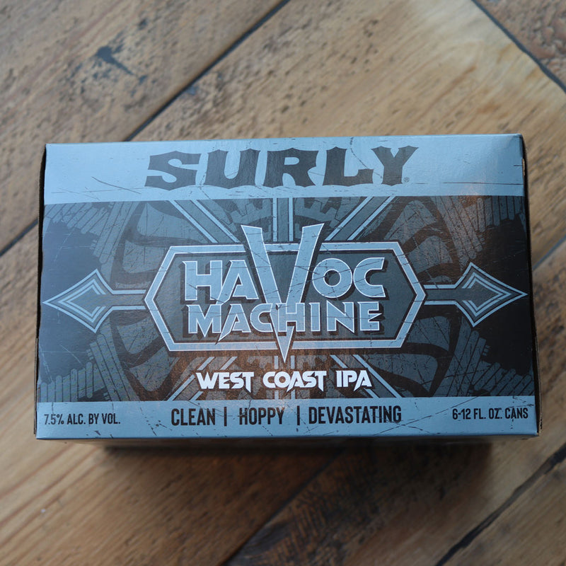 Surly Havoc Machine West Coast IPA 12 FL. OZ. 6PK Cans