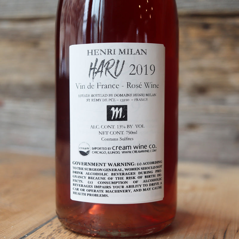 Theophile Milan Haru Rosé France 750ml.