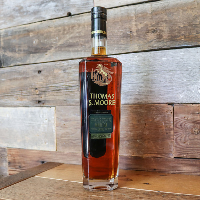 Thomas S. Moore Straight Bourbon Whiskey Madeira Cask Finished 750ml.