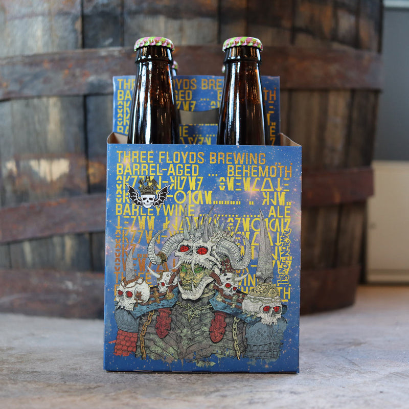 Three Floyds BA Behemoth BBA Barleywine Ale 12 FL. OZ. 4PK