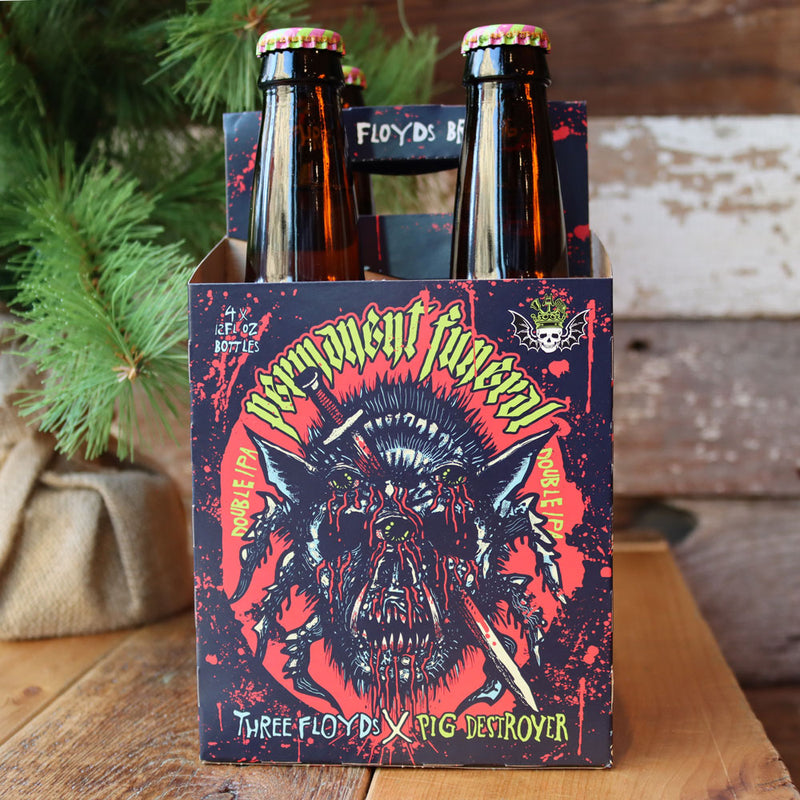 Three Floyds Permanent Funeral DIPA 12 FL. OZ. 4PK