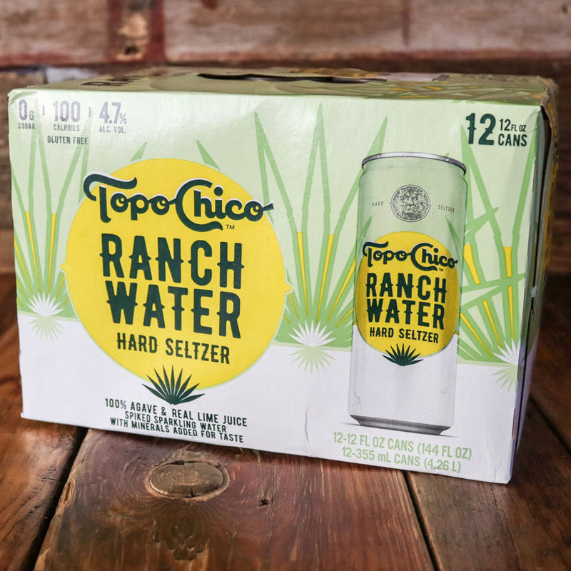 Topo Chico Ranch Water Hard Seltzer Pack 12 FL. OZ. 12PK Cans