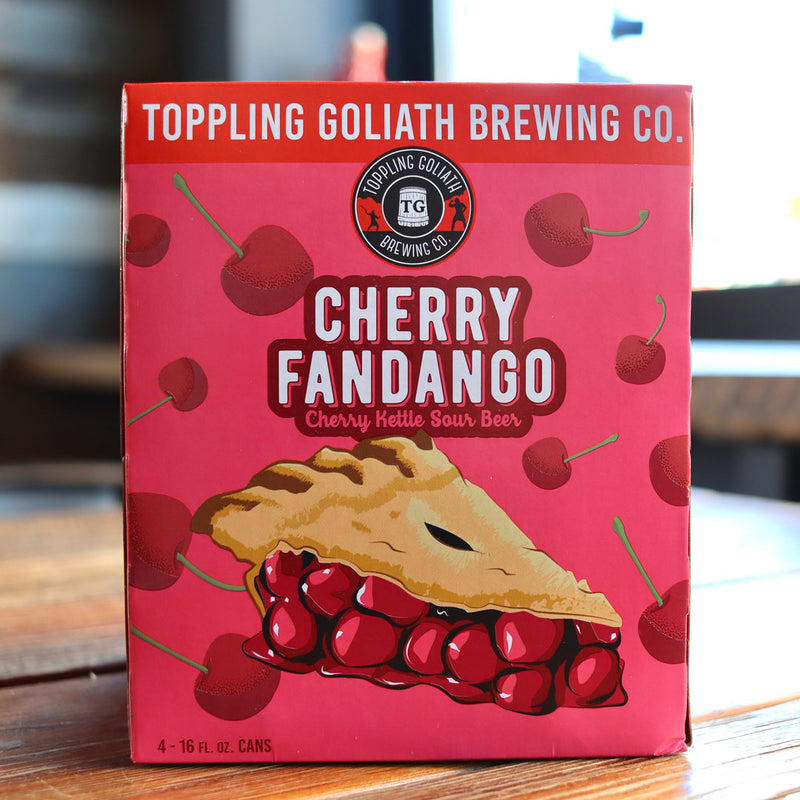 Toppling Goliath Cherry Fandango Cherry Kettle Sour Beer 16 FL. OZ. 4PK Cans